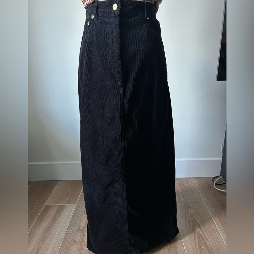 GANNI Black Maxi Skirt - Picture 2 of 7